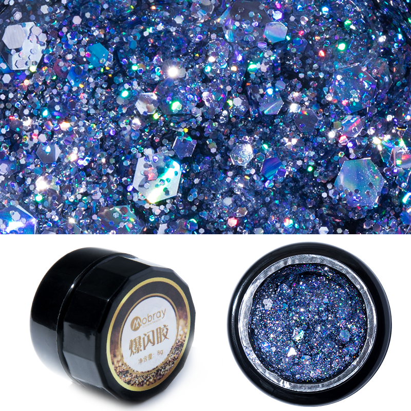 2021 nuevo esmalte en Gel para decoración de uñas Platinum Diamond Series Gel con purpurina