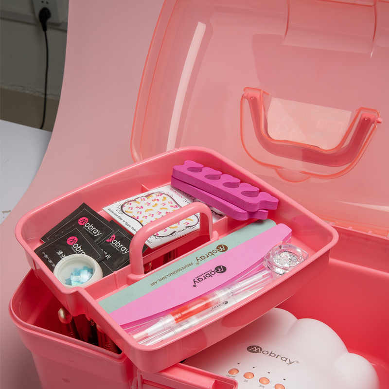 Caja de almacenamiento de belleza de esmalte de u&ntilde;as
