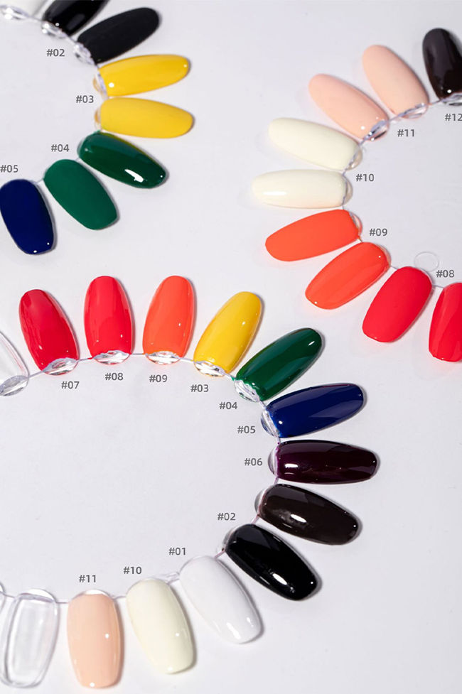 gel de pintura de etiqueta privada