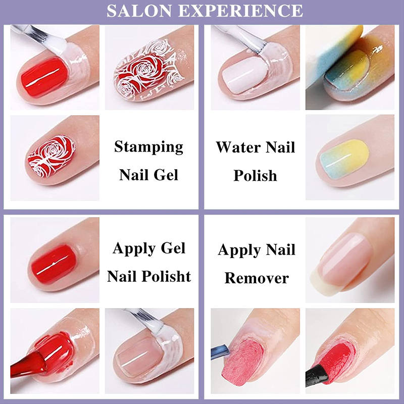 Cubra superior un gel transparente