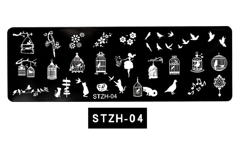 Estampando placas de u&ntilde;as DIY