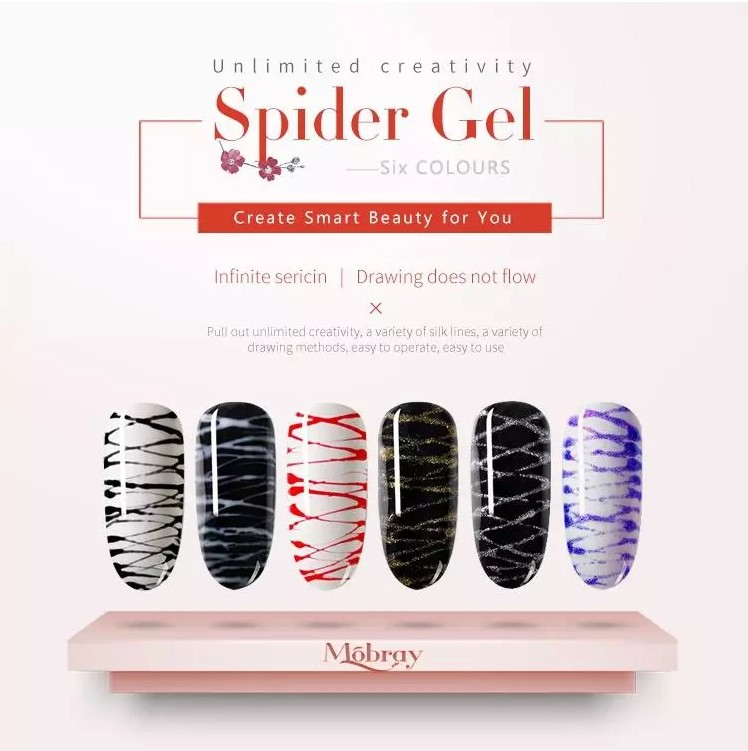 Polaco de gel de u&ntilde;as de ara&ntilde;a
