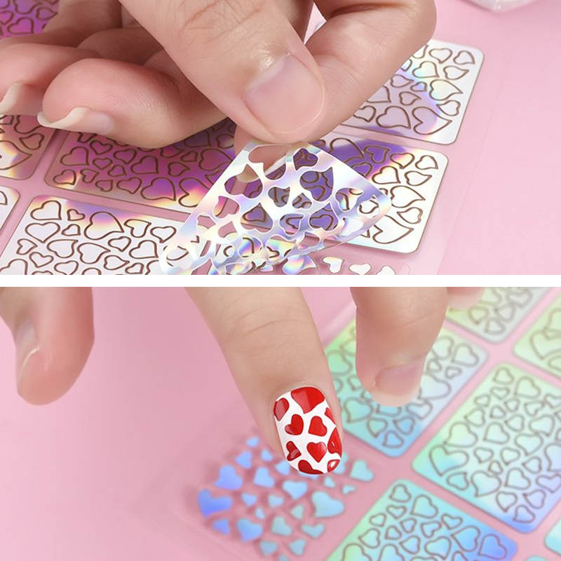 Suministro de etiqueta de arte de uñas mobray para la decoración de manicura