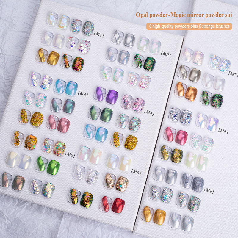 Tarjeta de color de polvo m&aacute;gico